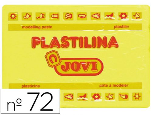 Plasticina jovi 72 350 gr amarela claro , Jovi , 22150 , 8412027007245